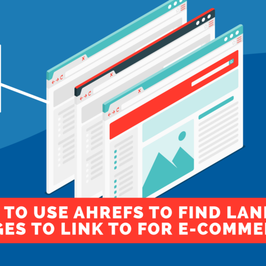 selecting ecommerce pages for link building